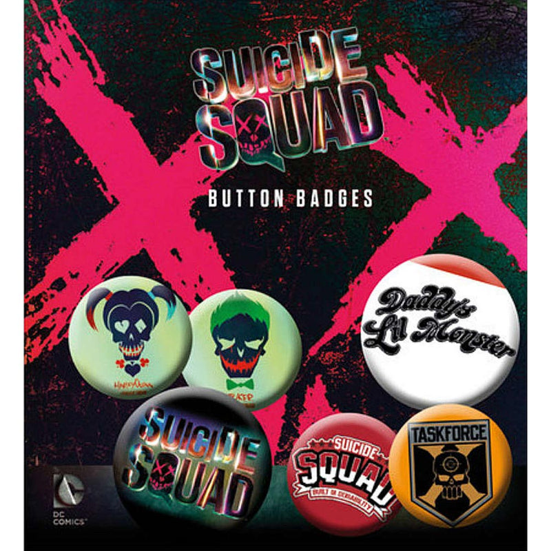 SUICIDE SQUAD - Official Lil Monster / Button Badge