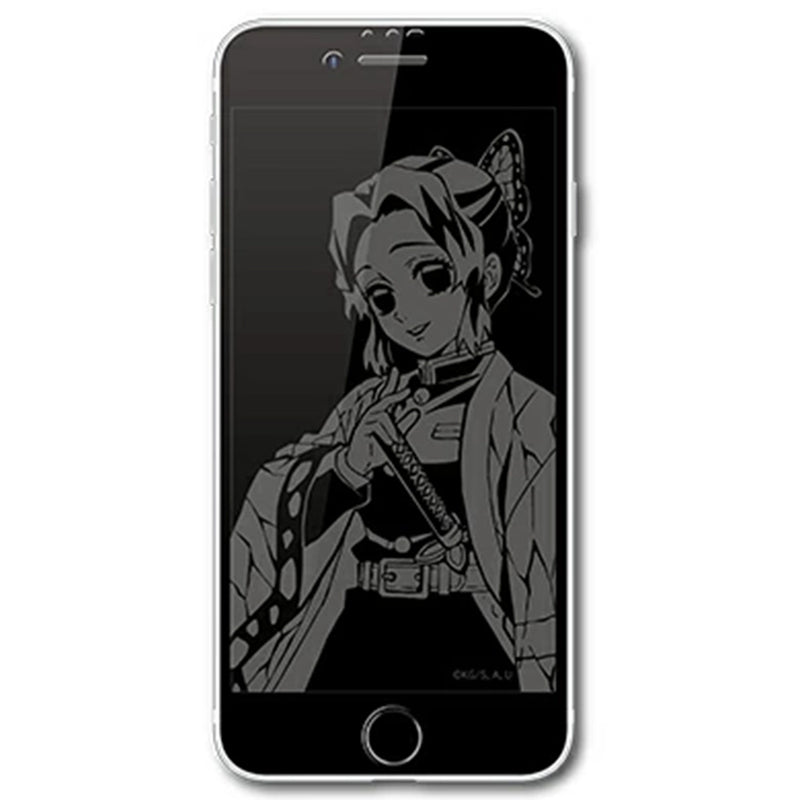 DEMON SLAYER - 官方 Shinobu Kocho/Iphonese (第二代) 對應玻璃屏幕保護膜/智能手機配件