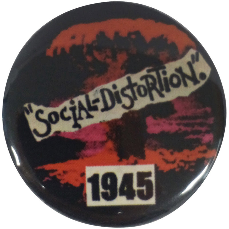 SOCIAL DISTORTION - Official 1945 / Button Badge