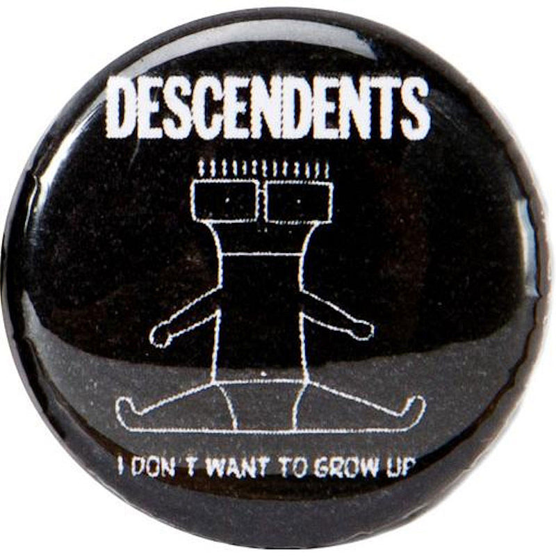 DESCENDENTS - Official Do Not Want To Grow Up / Button Badge