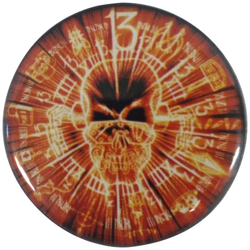 MEGADETH - Official 13 Skull / Button Badge