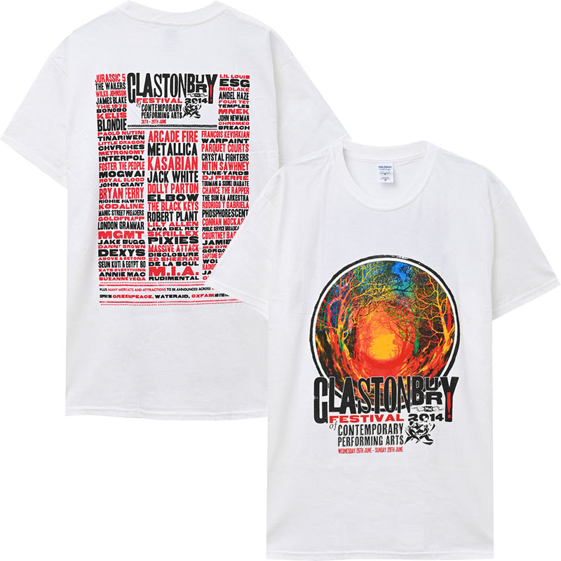 GLASTONBURY - Official There Festival 2014 / Back Print / T-Shirt / Men's