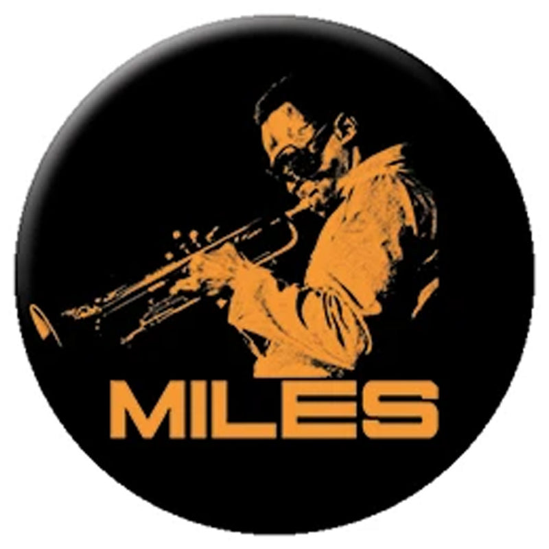 MILES DAVIS - Official Trumpet / Button Badge