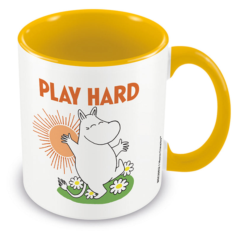 MOOMIN - Official Play Hard / Yellow / Mug
