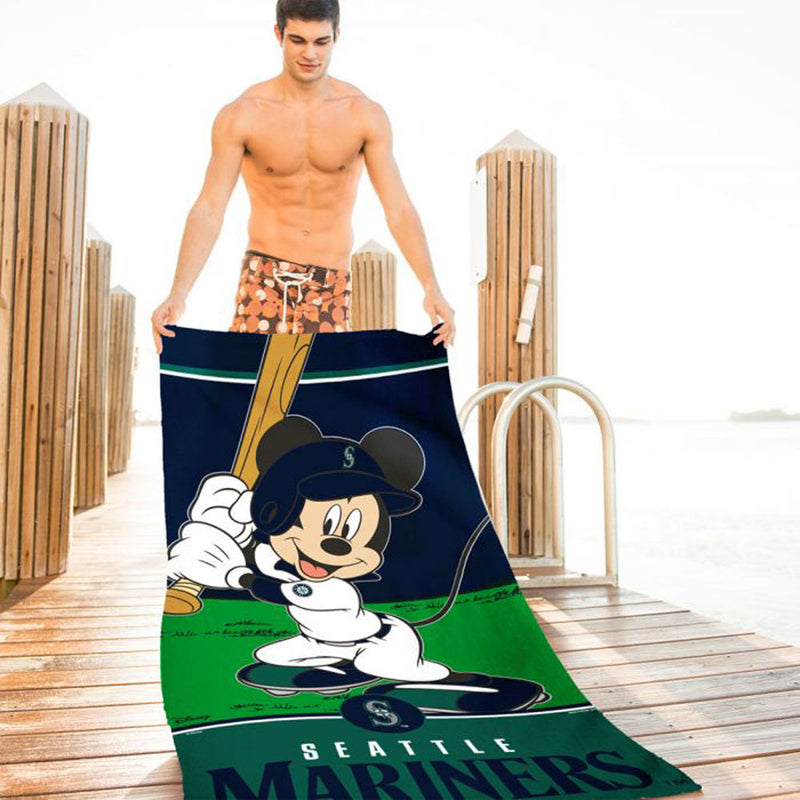 BOSTON RED SOX（MLB） - Official Disney Mickey Spectra Beach Towel / Towel