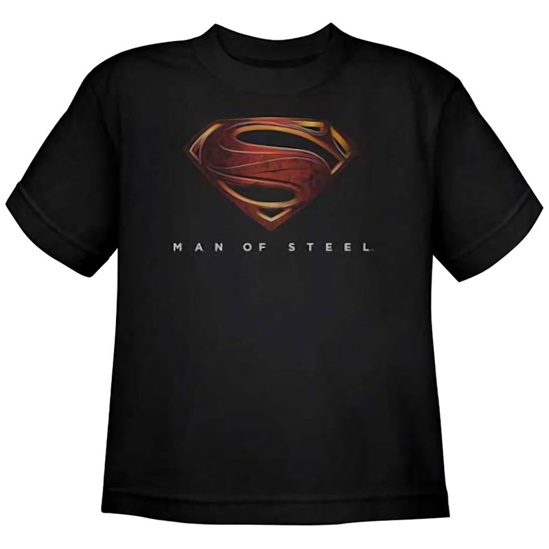 SUPERMAN - Official Man Of Steel Logo / T-Shirt / Kid's