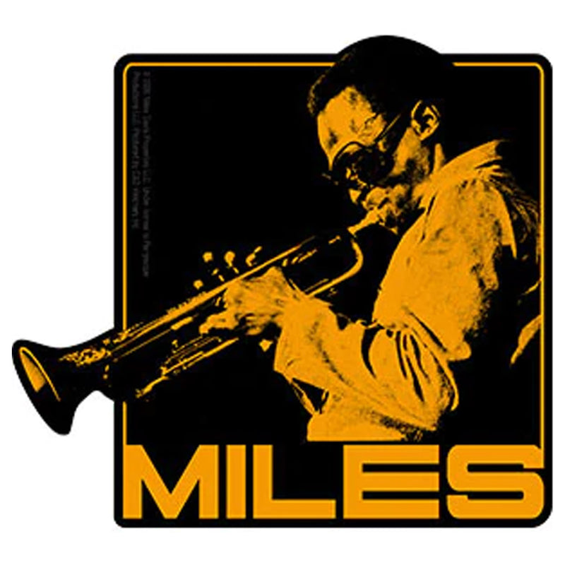 MILES DAVIS - Official Trumpet / Sticker