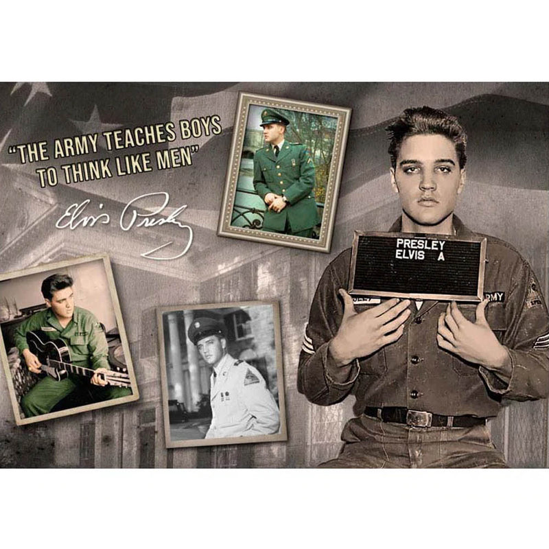 ELVIS PRESLEY - 官方軍隊照片/信件和明信片