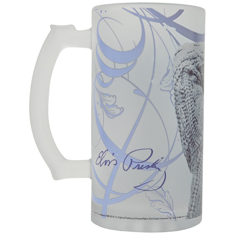 ELVIS PRESLEY - Official Stein Blue Sweater / Beer Mug Set Of 2 / Glasses & Tableware