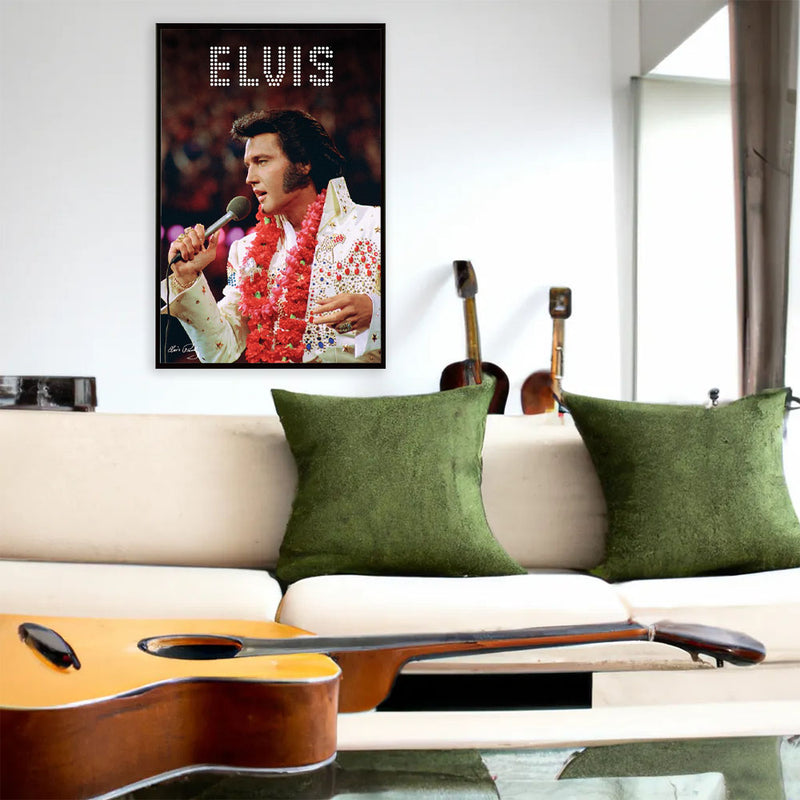 ELVIS PRESLEY - Official Vegas / World Limited 2000 Pieces / Poster