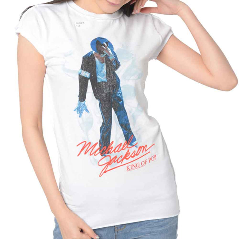 MICHAEL JACKSON - Official King Of Pop Smoke / Amplified (Brand) / T-Shirt / Women's