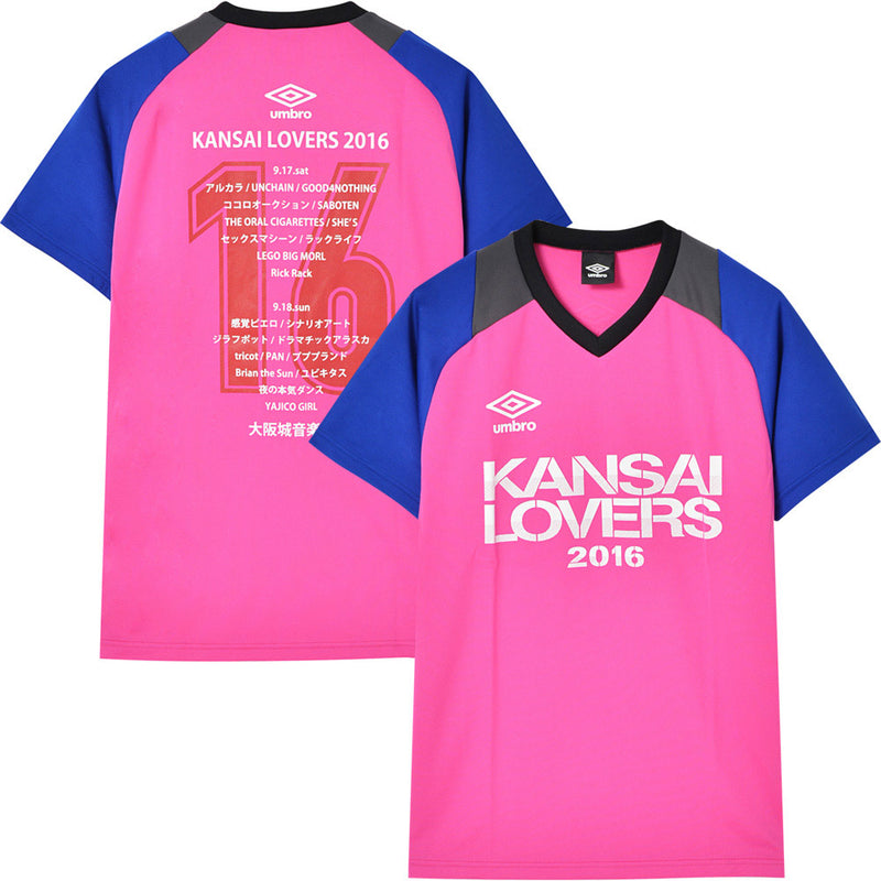 KANSAI LOVERS - Official 2016 Dry T-Shirt / Back Print Yes / Umbro (Brand) / T-Shirt / Men's