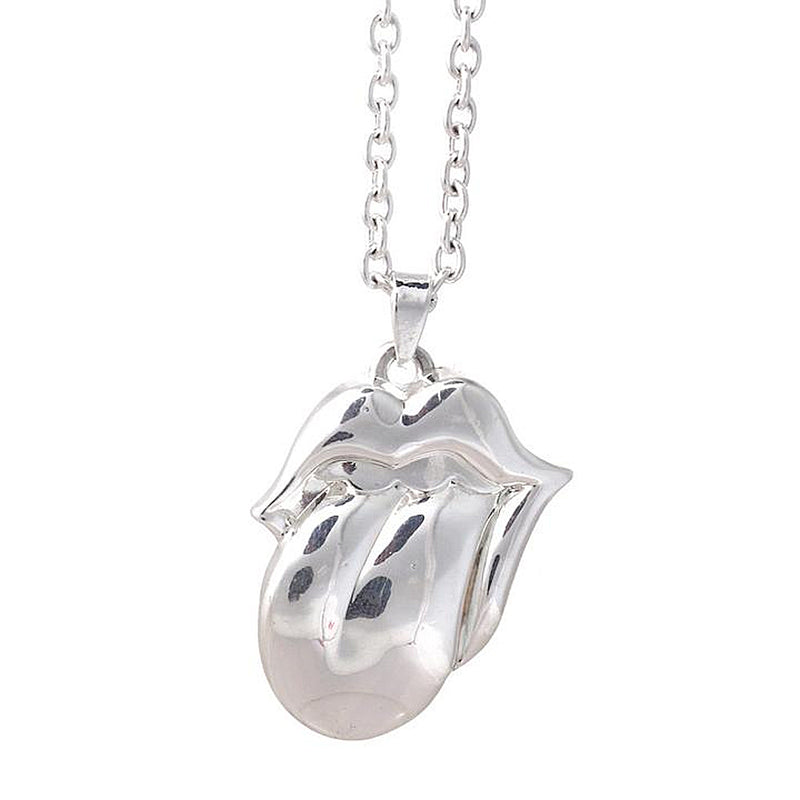 ROLLING STONES - Official Silver Tongue Necklace / Necklace