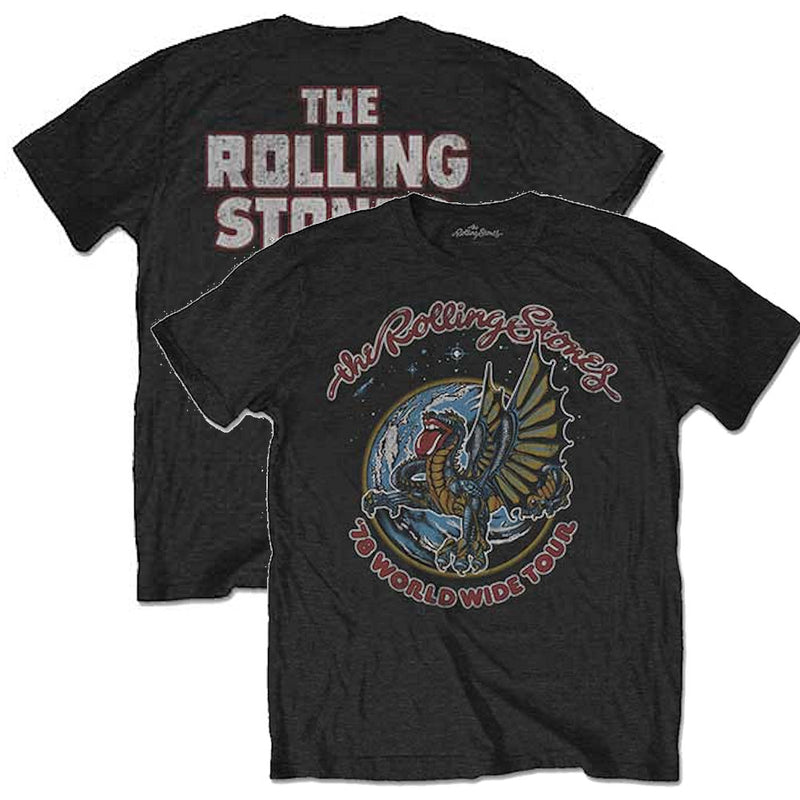 ROLLING STONES - Official Dragon '78 / Back Print / T-Shirt / Men's