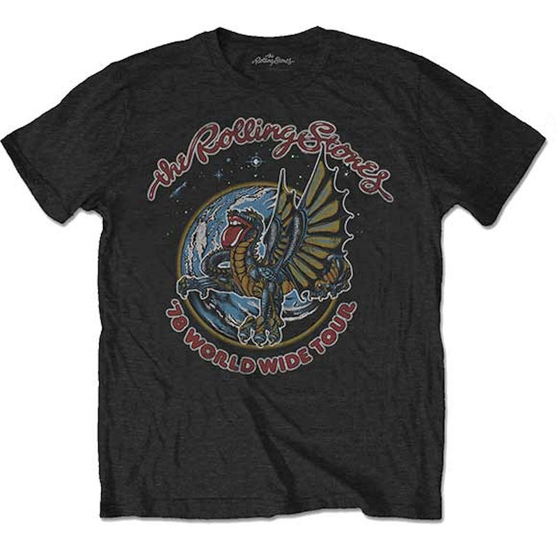 ROLLING STONES - Official Dragon '78 / Back Print / T-Shirt / Men's