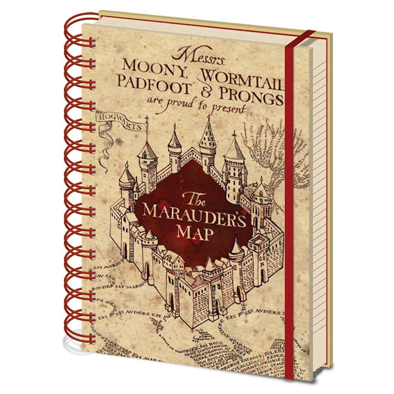 HARRY POTTER - Official The Marauders Map / Note & Notepad