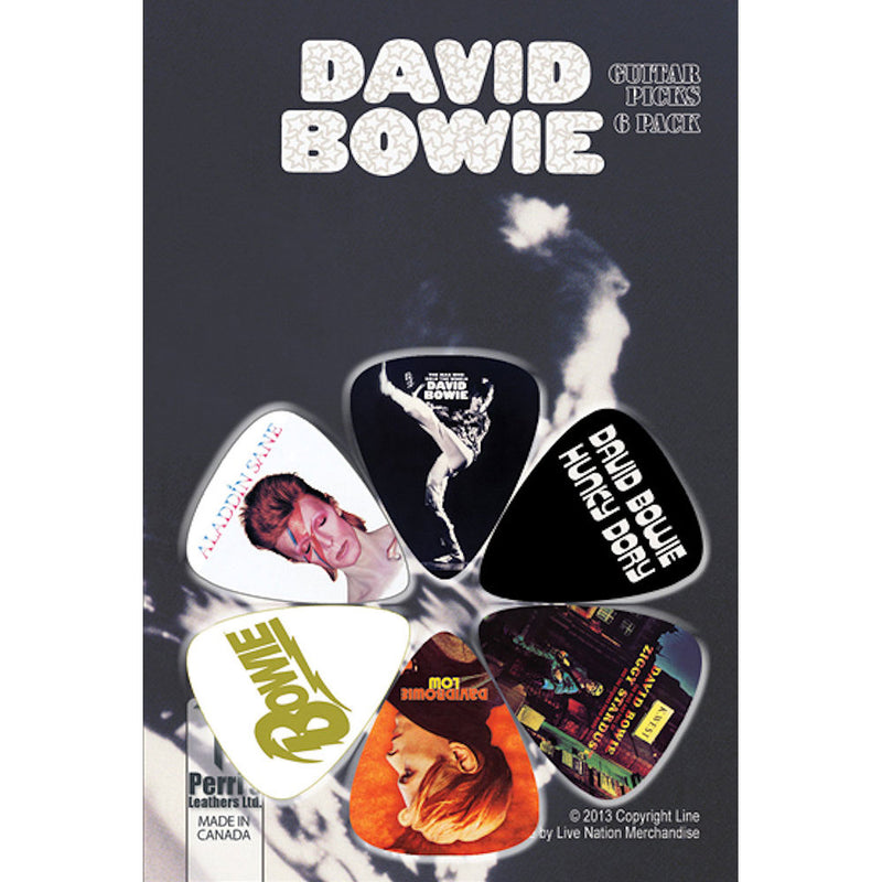 DAVID BOWIE - Official 6 Pack Picks / Guitar Pick