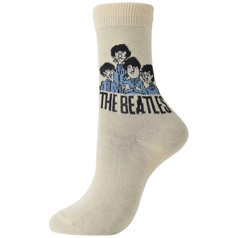 THE BEATLES - Official Cartoon Group / Socks / Women's