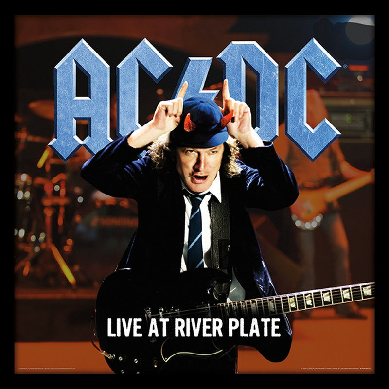 AC/DC - Official Live At River Plate (Album Cover Framed Print) / Framed Print