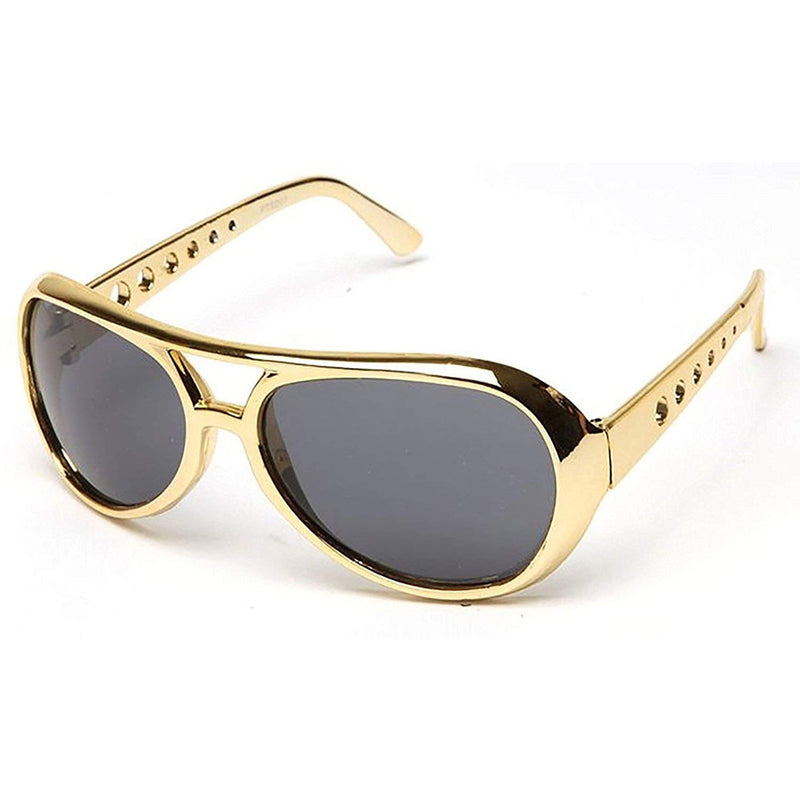 ELVIS PRESLEY - Official Elvis Sunglasses Gold / Black / Sunglasses / Men's