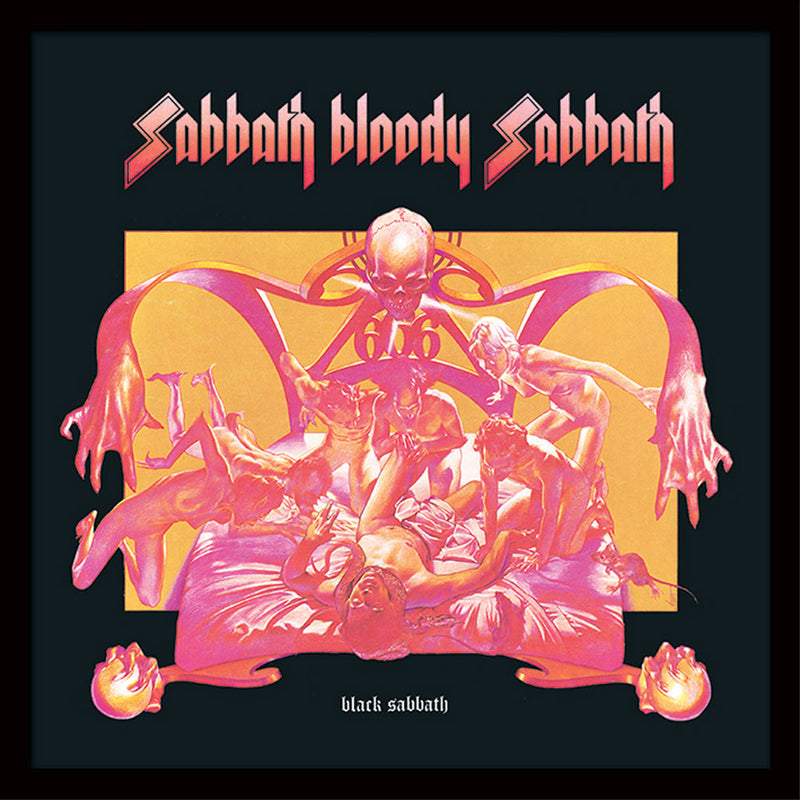 BLACK SABBATH - Official Sabbath Bloody Sabbath (Album Cover Framed Print) / Framed Print
