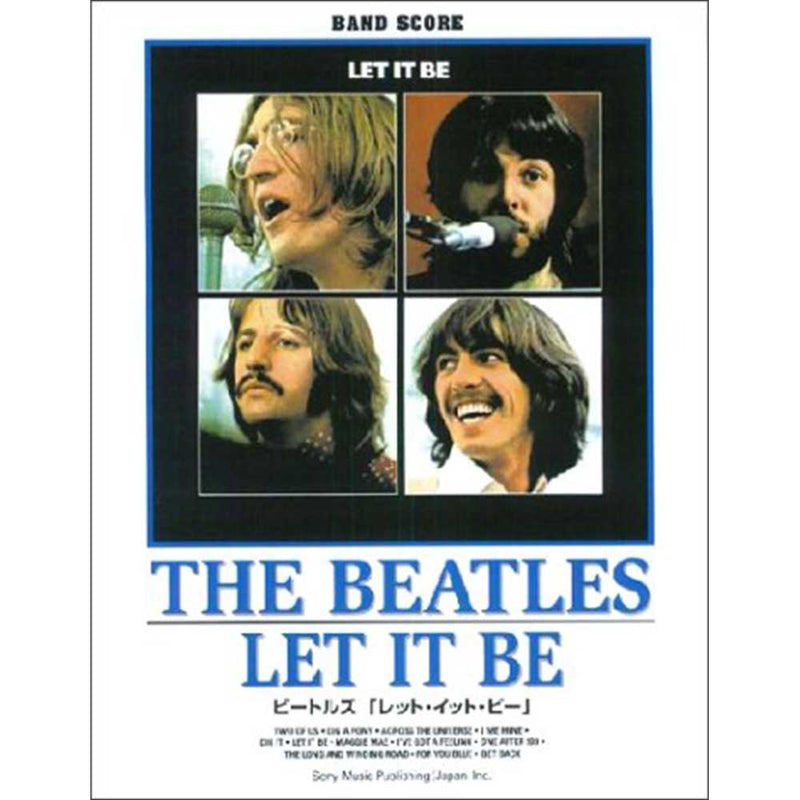 THE BEATLES - Official Band Score "Let It Be" / Sheet Music