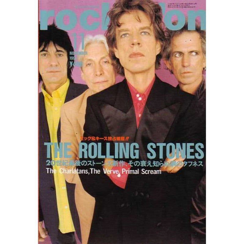 ROLLING STONES - Official Rockin'On 1997 November / Magazines & Books