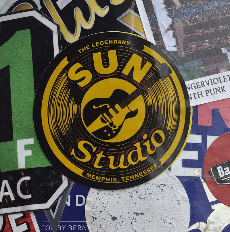 SUN STUDIO - Official Guitar Logo / Sticker