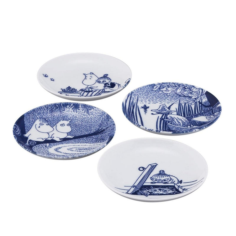 MOOMIN - Official 4 Plates Set / Glasses & Tableware