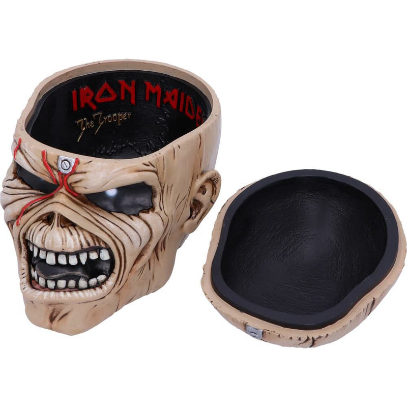IRON MAIDEN - Official Eddie The Trooper Head Trinket Box / Interior Figurine