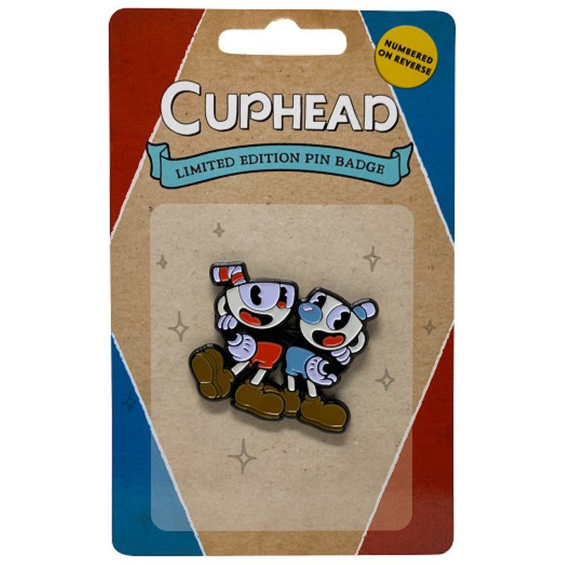 CUPHEAD - Official Cuphead And Mugman Limited Edition Pin Badge / Limited Edition 9995 Pieces / Button Badge