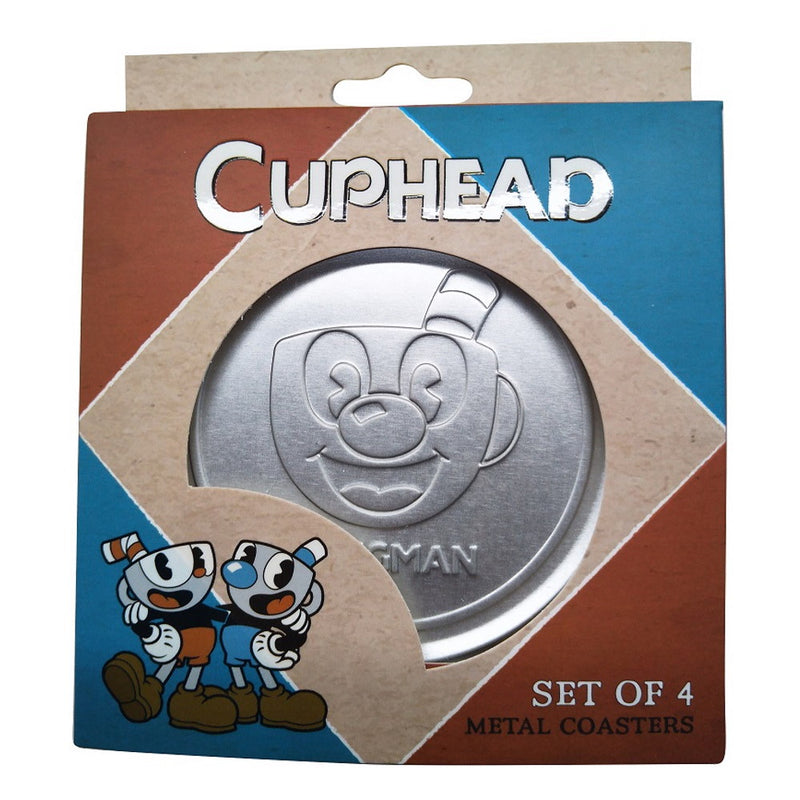 CUPHEAD - Official Metal Drinks Coaster 4 Sheets Set / Coaster