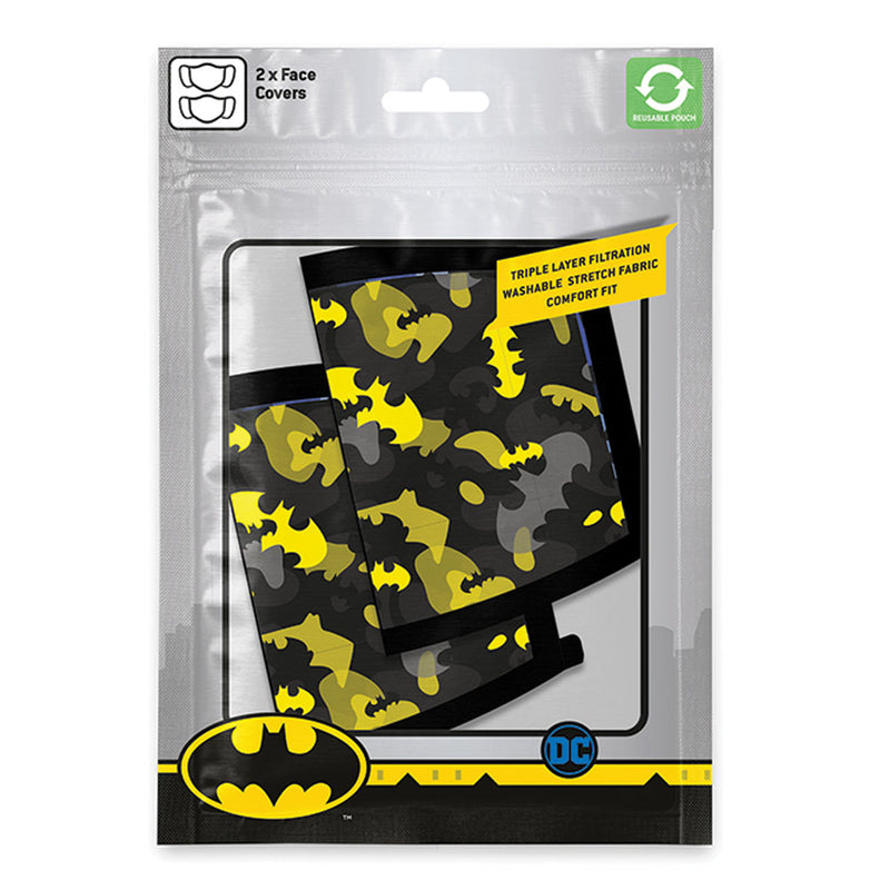 BATMAN - 官方迷彩黃色 2 件套/時尚面具