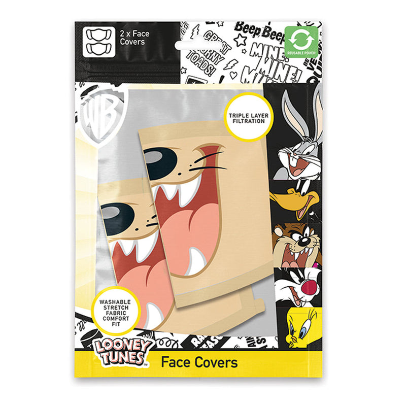 LOONEY TUNES - Official Taz 2-Sheet Set / Fashion Mask