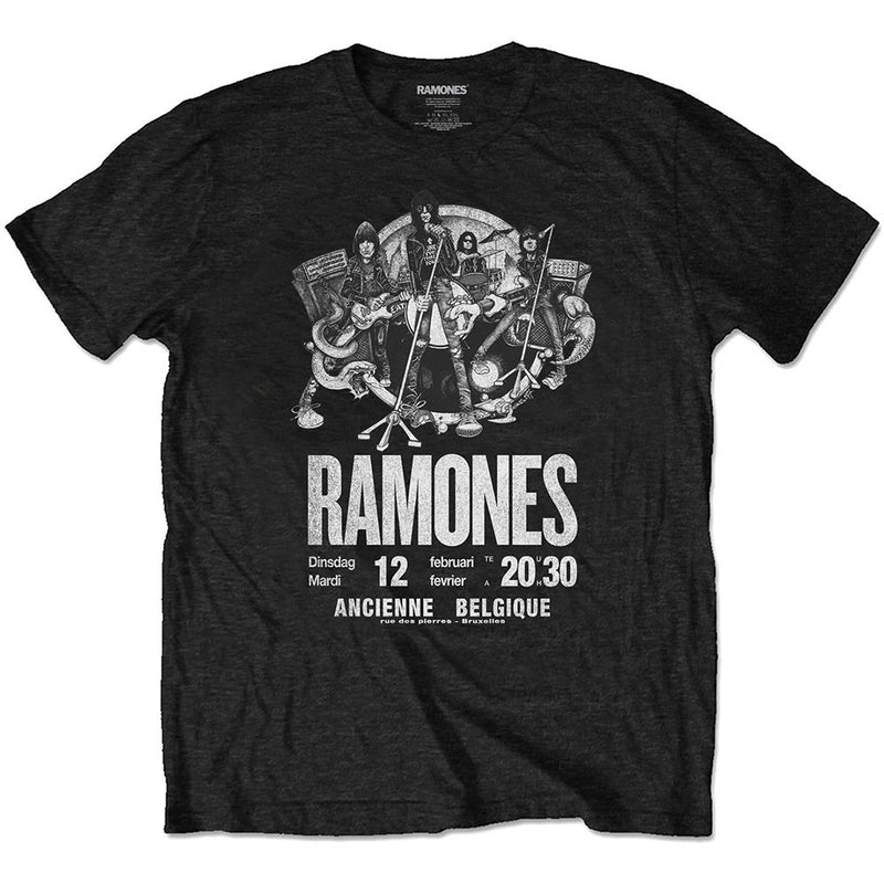 RAMONES - Official Belgique / Eco-Tee / T-Shirt / Men's