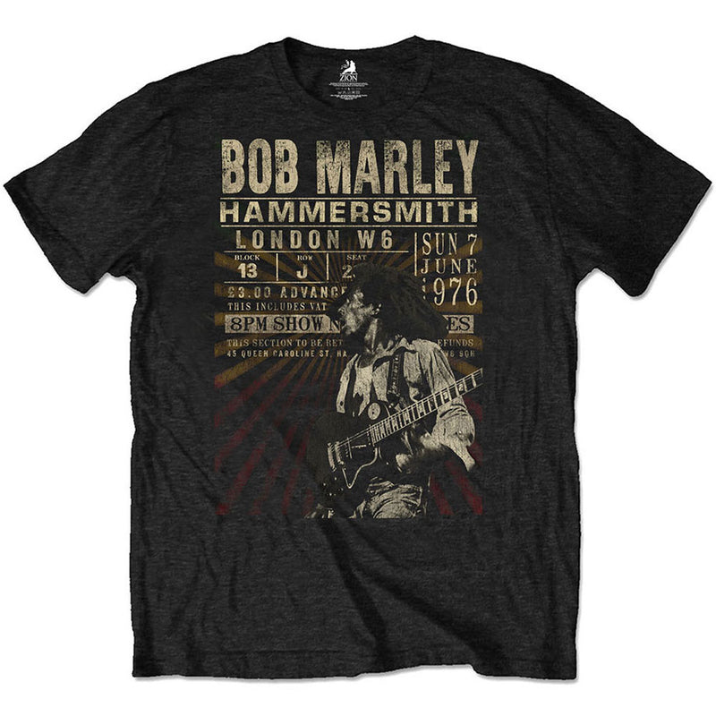 BOB MARLEY - Official Hammersmith '76 / Eco-Tee / T-Shirt / Men's