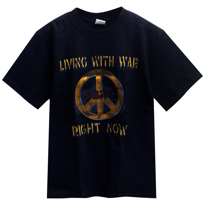 CROSBY STILLS NASH & YOUNG - Official Living With War / T-Shirt / Men's