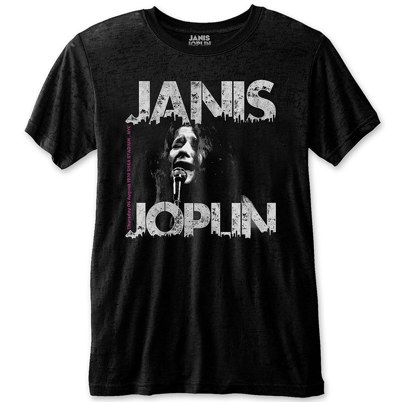 JANIS JOPLIN - 官方 Shea '70/生態 T 卹/T 卹/男裝