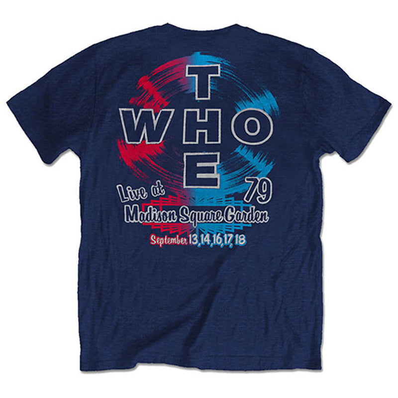 THE WHO - Official Yes Long Live Rock '79 / Back Print / T-Shirt / Men's