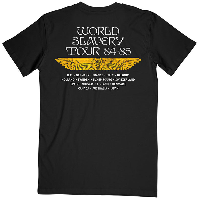 IRON MAIDEN - Official Powerslave World Slavery Tour / Back Print / T-Shirt / Men's