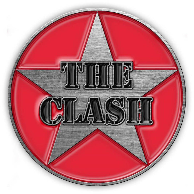 THE CLASH - Official Military Logo / Button Badge