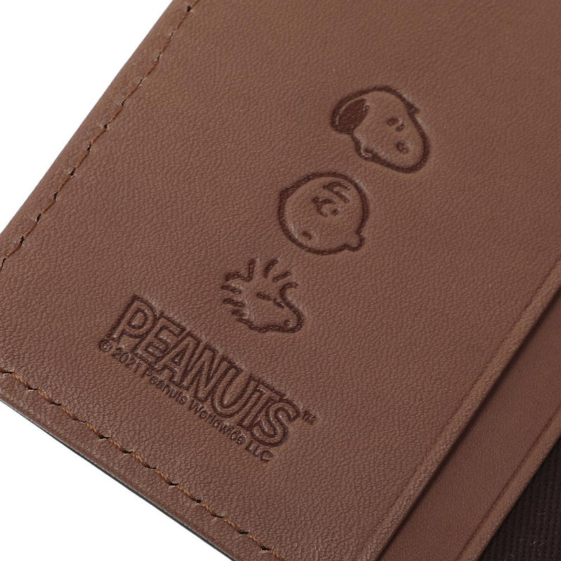 PEANUTS - Official F-V Beagle Passcase / Leather / Green / Card case