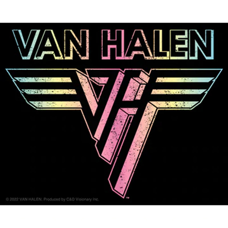 VAN HALEN - Official Rainbow Logo / Sticker