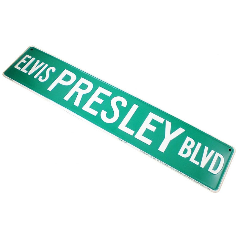 ELVIS Presley - 官方路牌 Elvis Presley Blvd/室內雕像