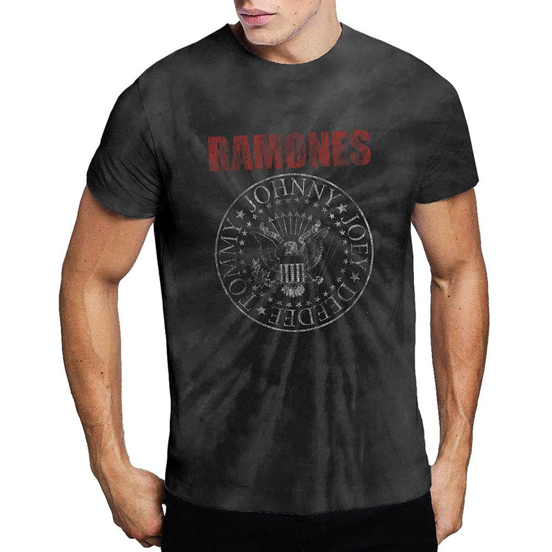 RAMONES - Official Presidential Seall / Tie-dye / T-Shirt / Men's