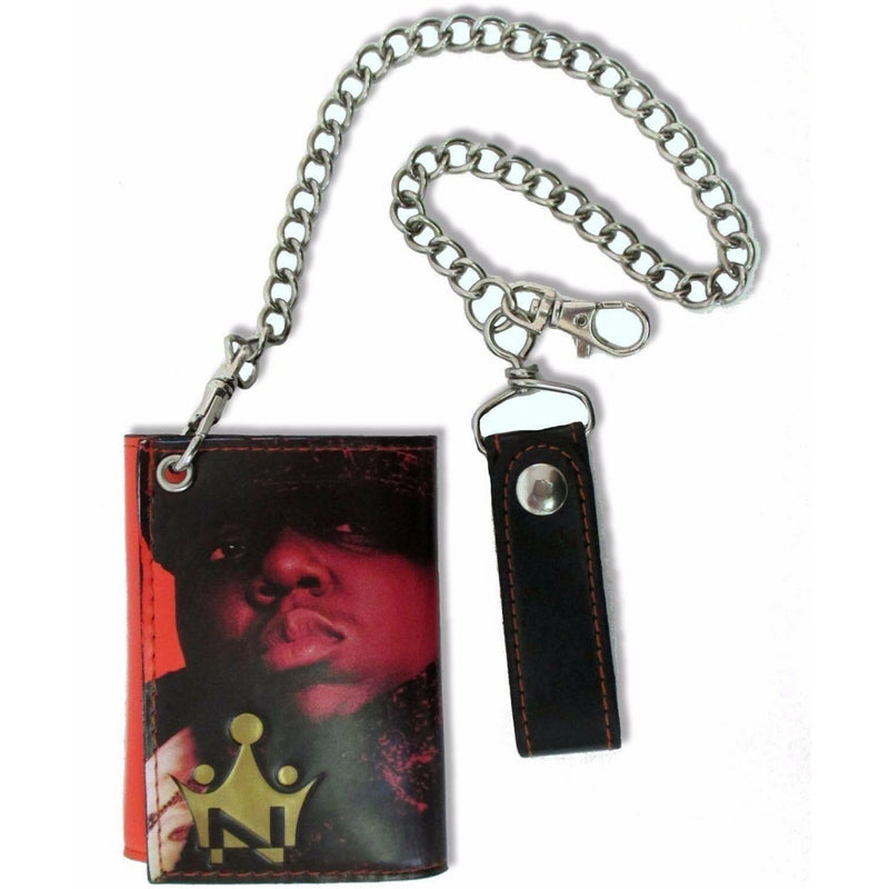 NOTORIOUS BIG - Official Crown Leather Chain Wallet [Limited Edition] / Wallet