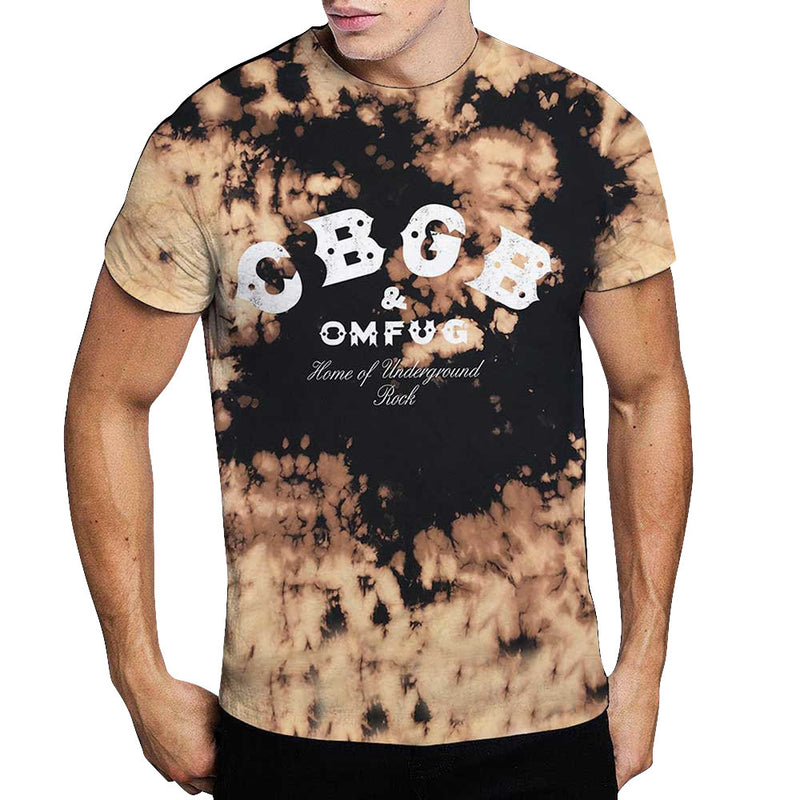CBGB - Official Classic Logo / Tie-dye / T-Shirt / Men's