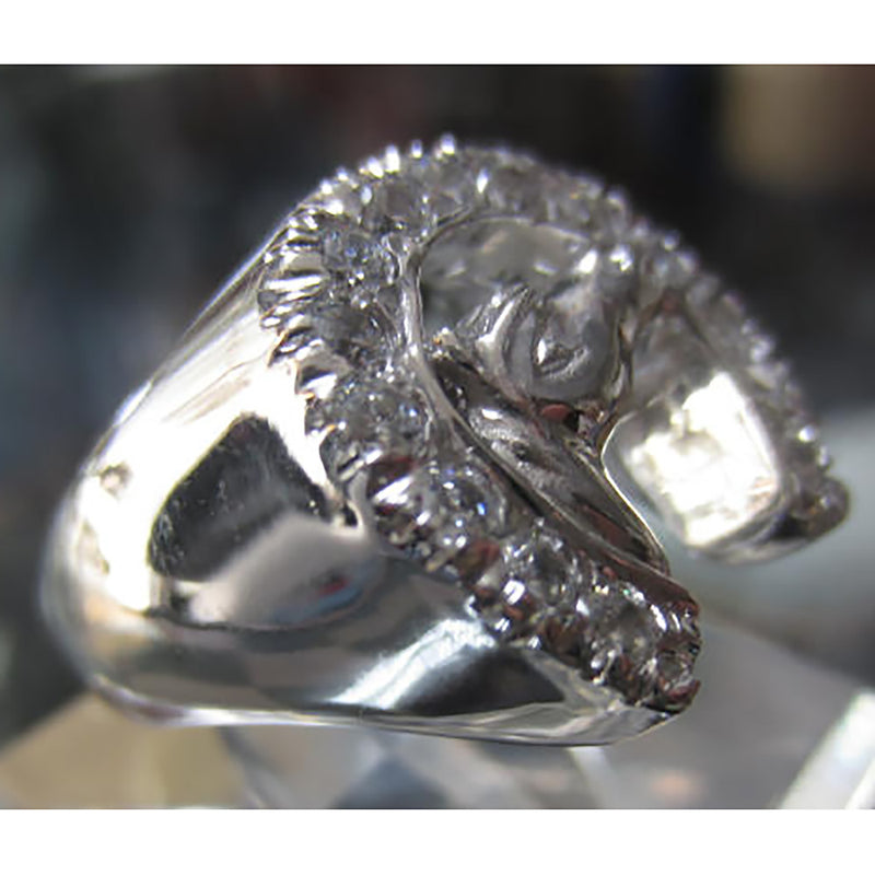 ELVIS PRESLEY - 官方馬蹄形戒指/925 銀和立方氧化鋯/女士/戒指/女士