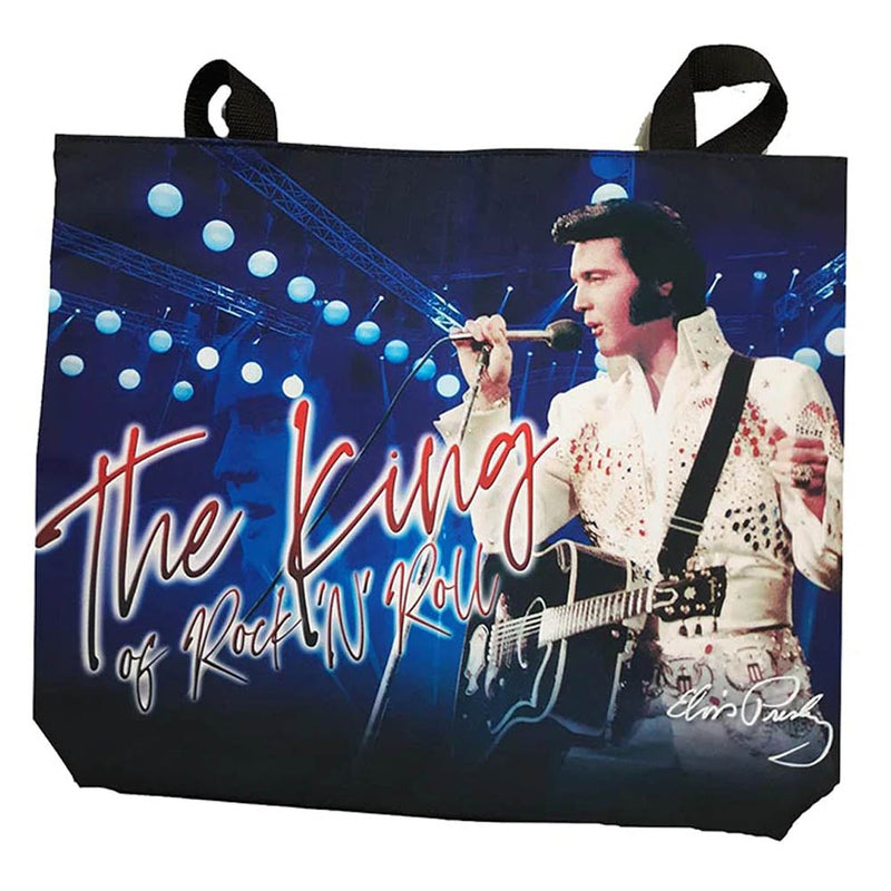 ELVIS PRESLEY - Official The King Blue W/White Jumpsuit / Tote bag