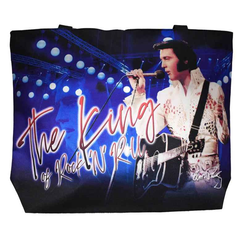 ELVIS PRESLEY - Official The King Blue W/White Jumpsuit / Tote bag